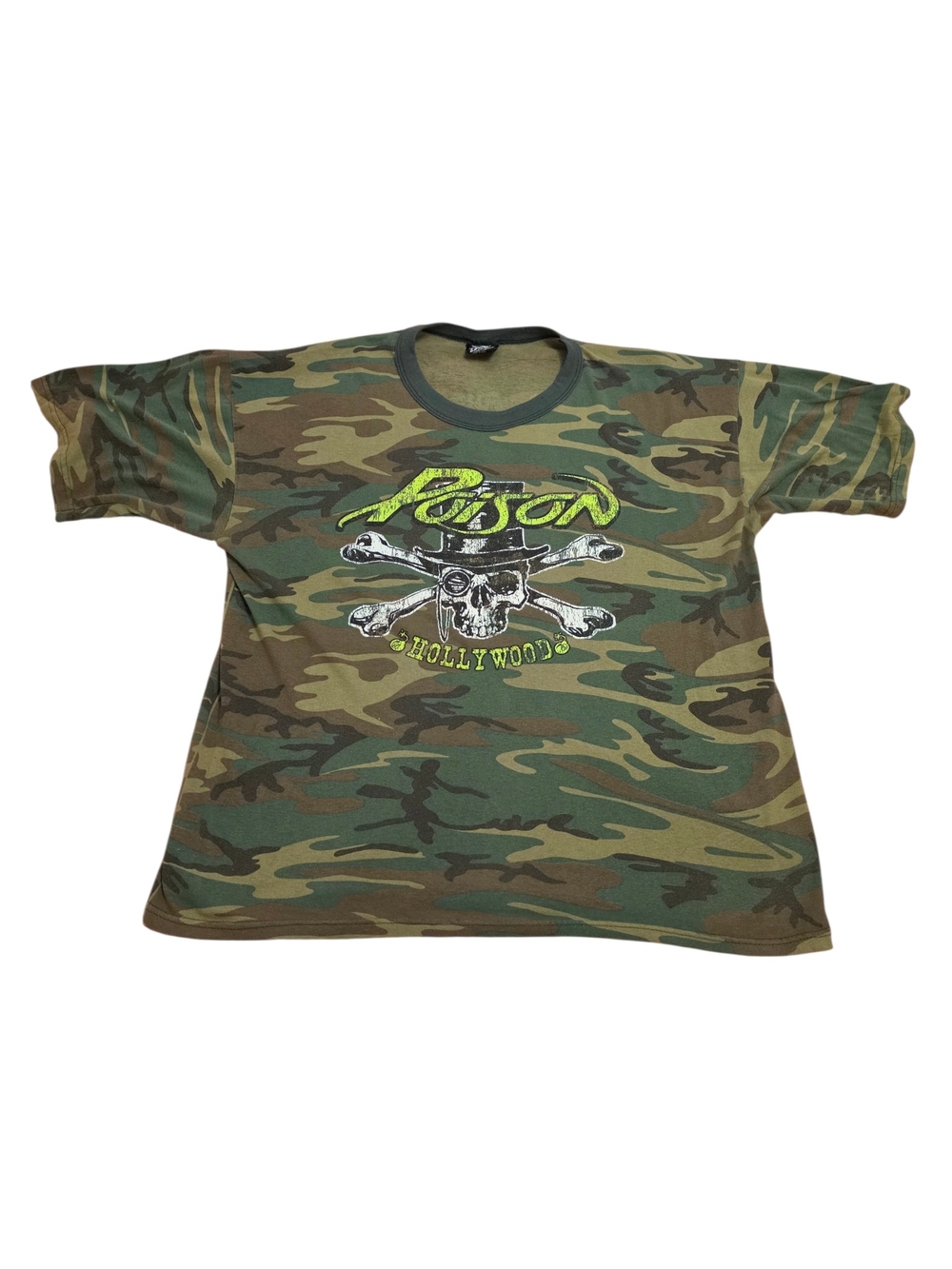 Poison Hollywood 2007 Tour Camo T-Shirt